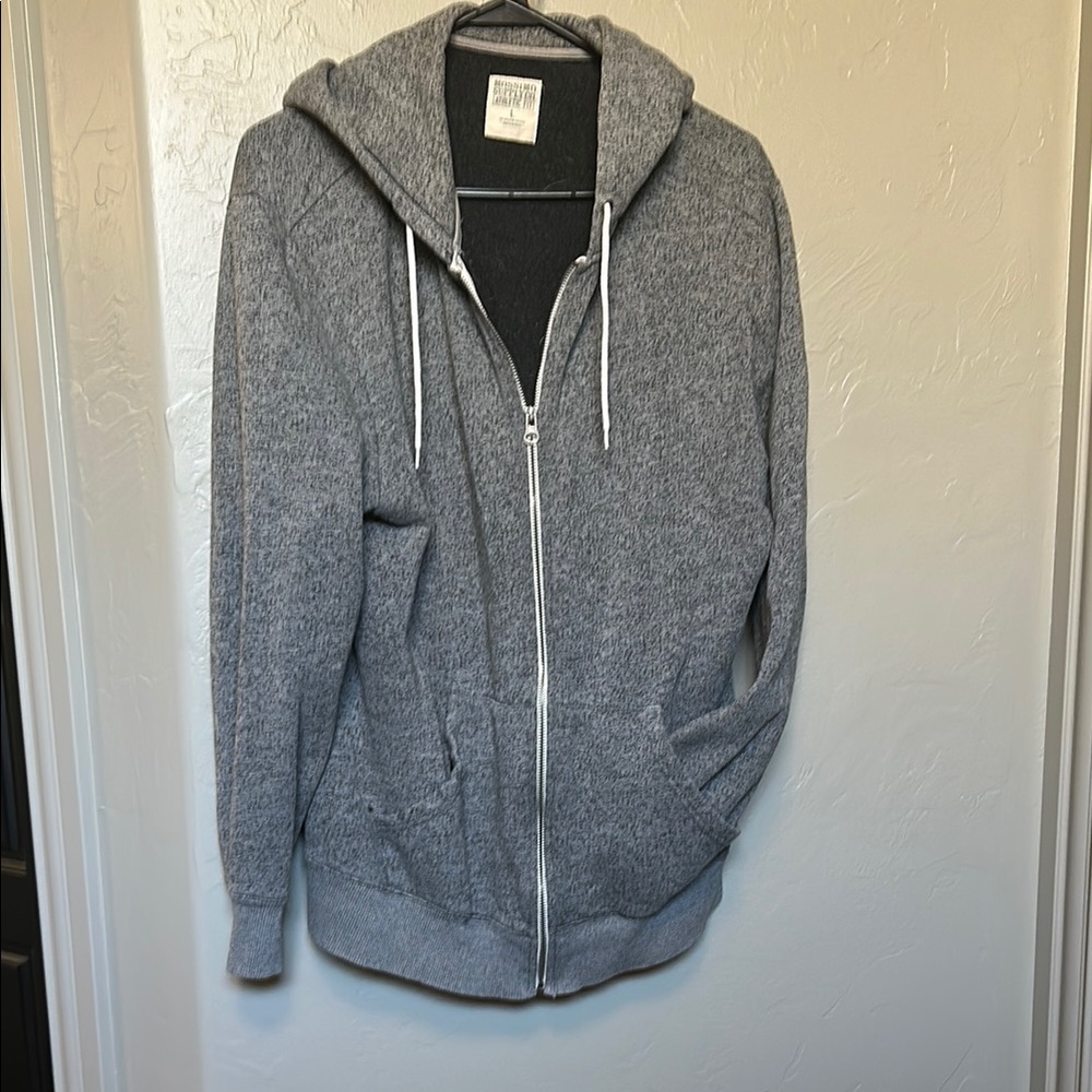 Mossimo Supply Co Gray Zip-Up Jacket
